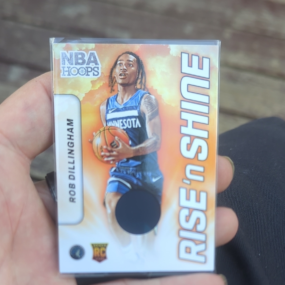 NBA Hoops Rise 'n Shine Basketball Card
